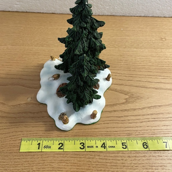 Department 56 Double Pine Trees Christmas Village Accessory Retired # 52619 - Picture 9 of 10